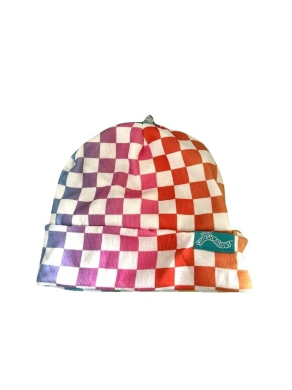 Squishmallow  Beanie, NWT, Unisex, kids hat, colorful hat, checkered,